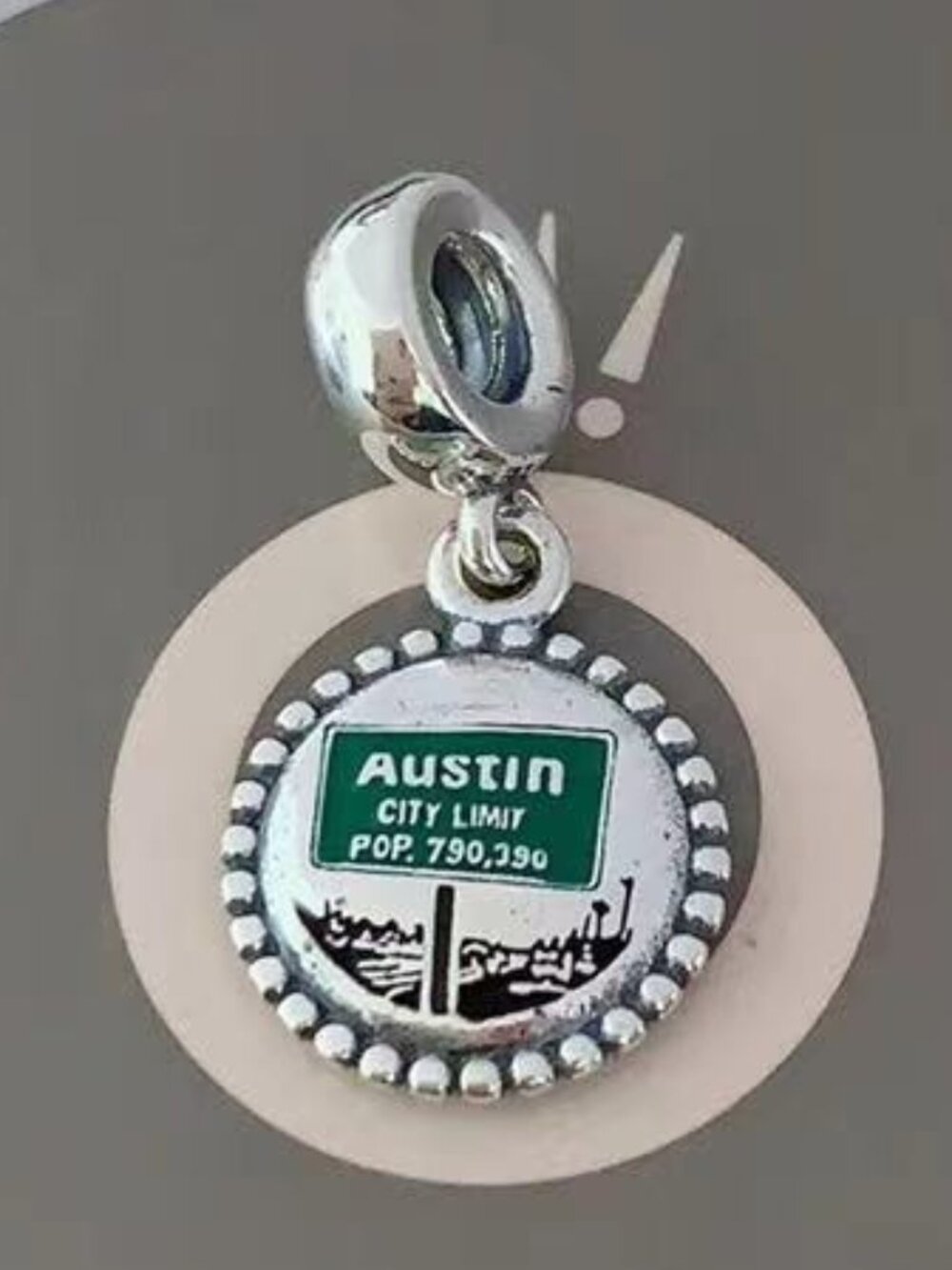 Pandora Austin City Limits Charm Vintage Austin Texas Sign Charm Pop Charm
